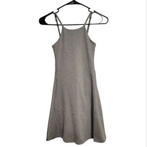 Girlfriend Collective Naomi Tennis Dress in Gravel Heather Size XXS Athleisure